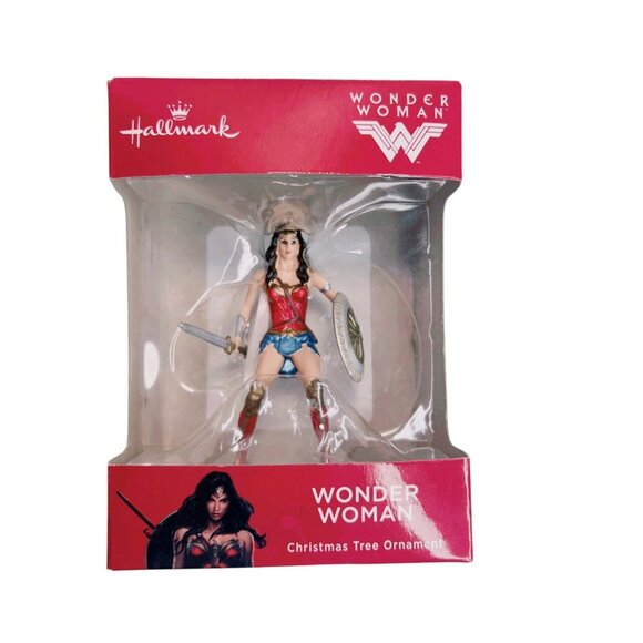 Hallmark DC Comics Wonder Woman Superhero 2018 Christmas Tree Ornament - Picture 1 of 5